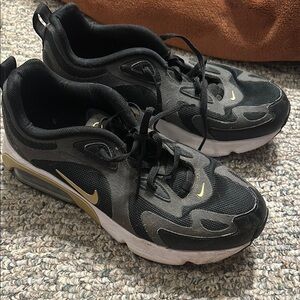 Nike Black and Gold Sneakers